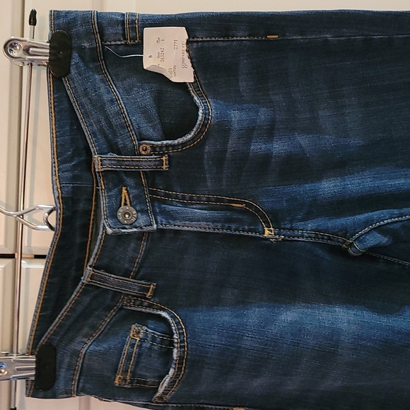 NWT Carmar Stretch Denim Flare Blue Jeans 24 New - Picture 2 of 6
